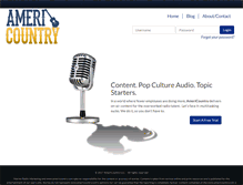 Tablet Screenshot of americountry.com